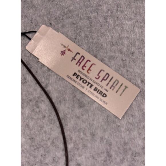 NWT Peyote Bird Free Spirit Genuine Carnelian Quartz Teardrop Pendant Necklace - Picture 3 of 6